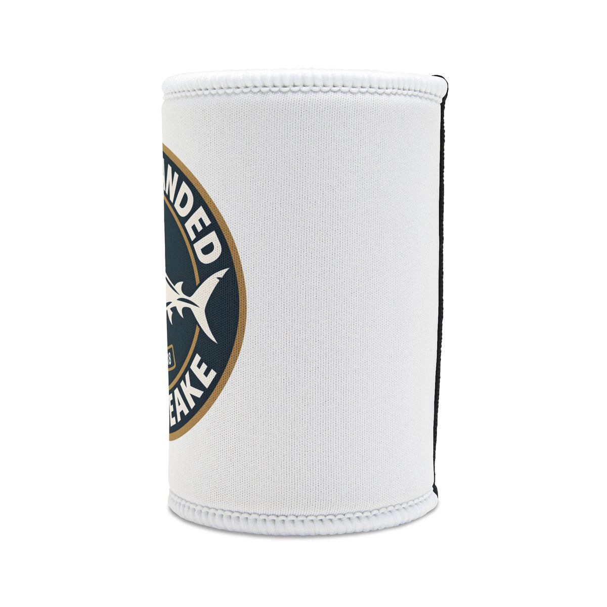 Marine Blue Megalodon Can Koozie