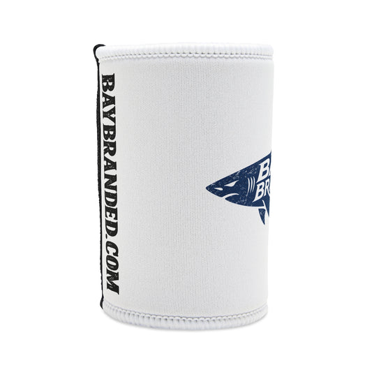 Distressed Blue Megalodon Can Koozie