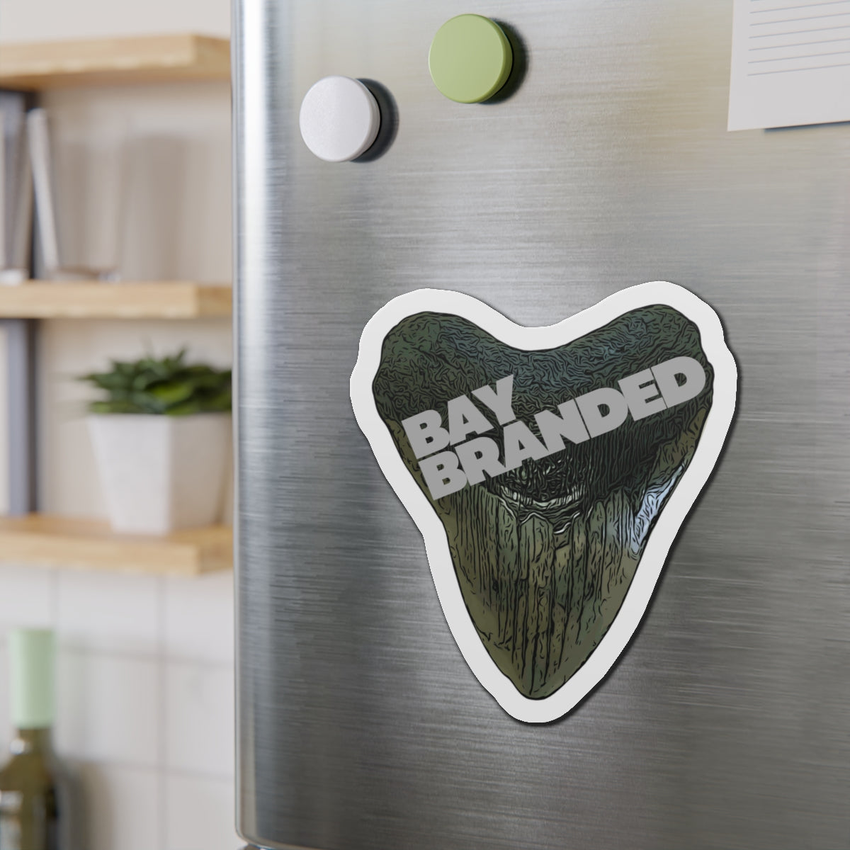 Bay Branded Magnet — Grey