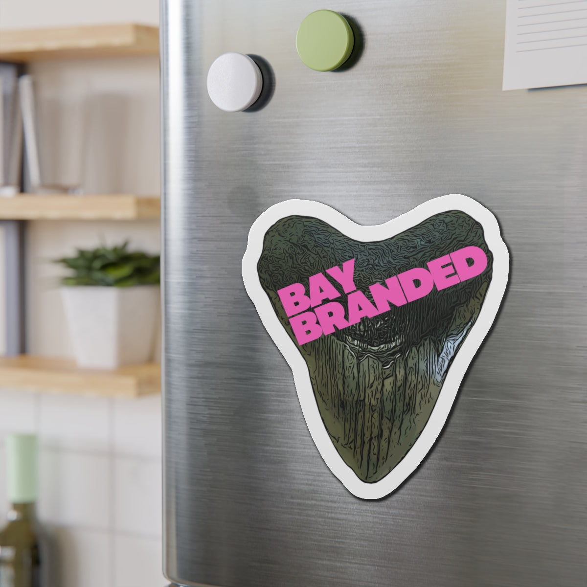 Bay Branded Magnet — Neon Pink