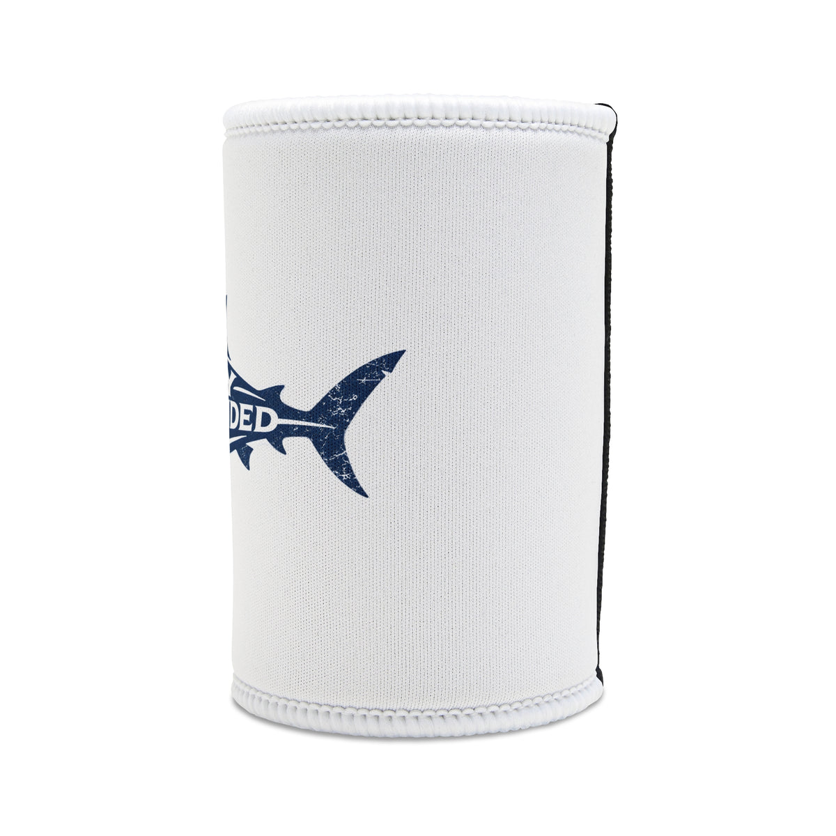 Distressed Blue Megalodon Can Koozie