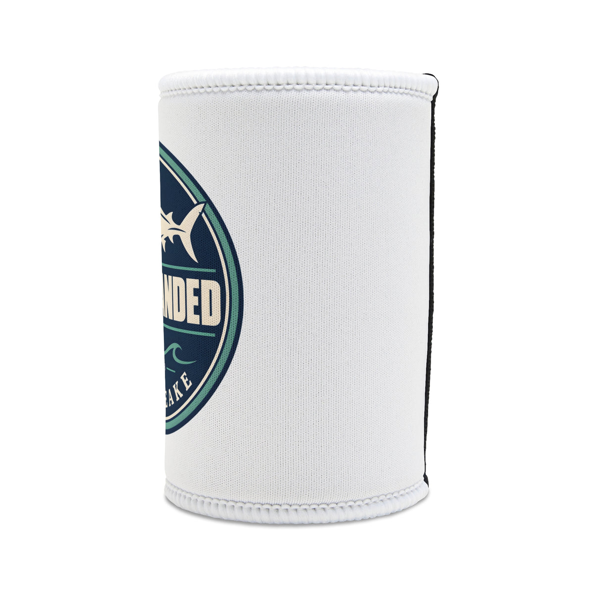 White Megalodon Can Koozie
