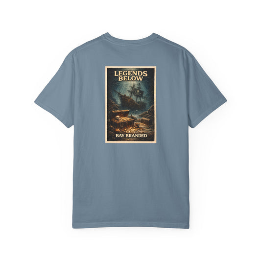 Bay Branded T-Shirt — Legends Below Pirate Wreck