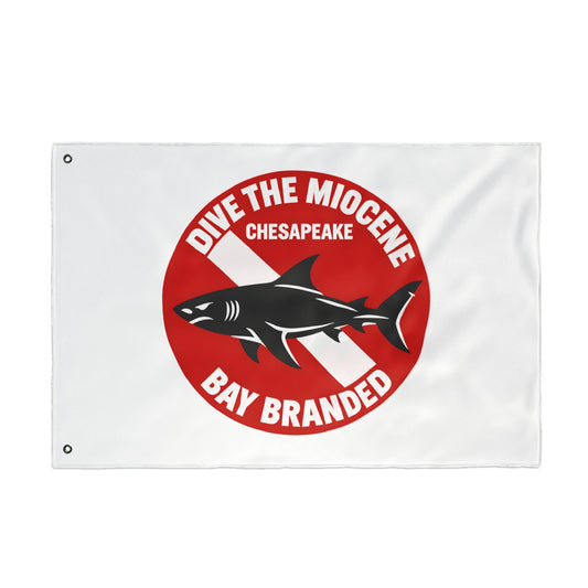 Dive the Miocene Circle Flag