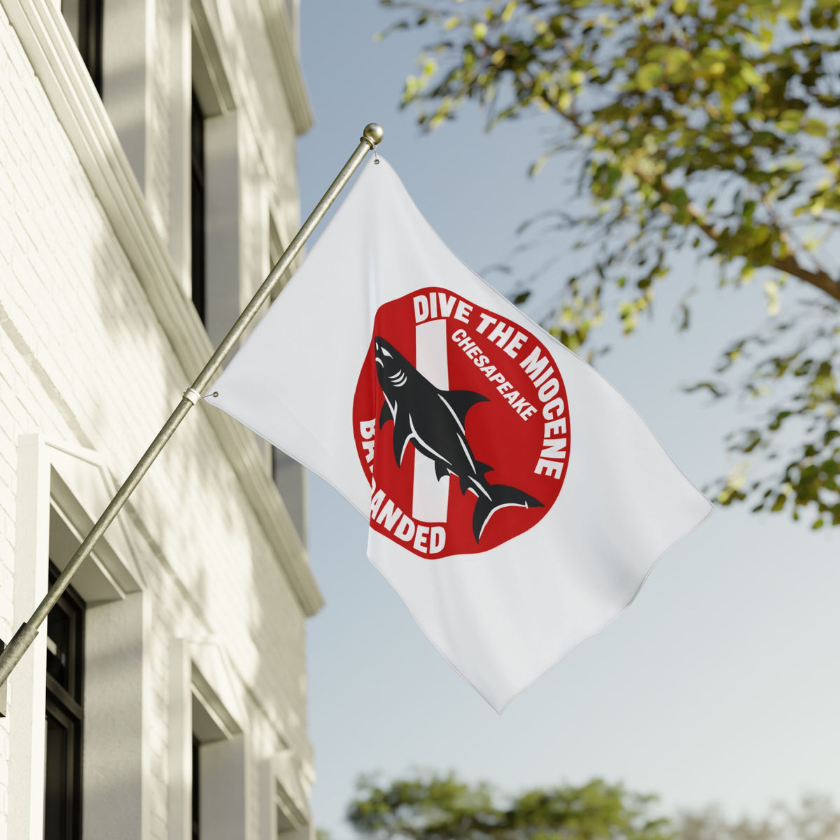 Dive the Miocene Circle Flag