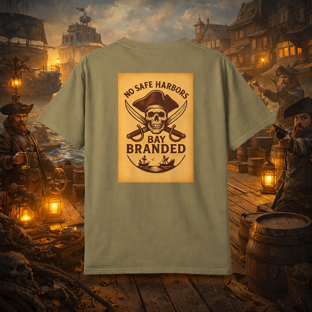 Bay Branded T-Shirt — No Safe Harbors