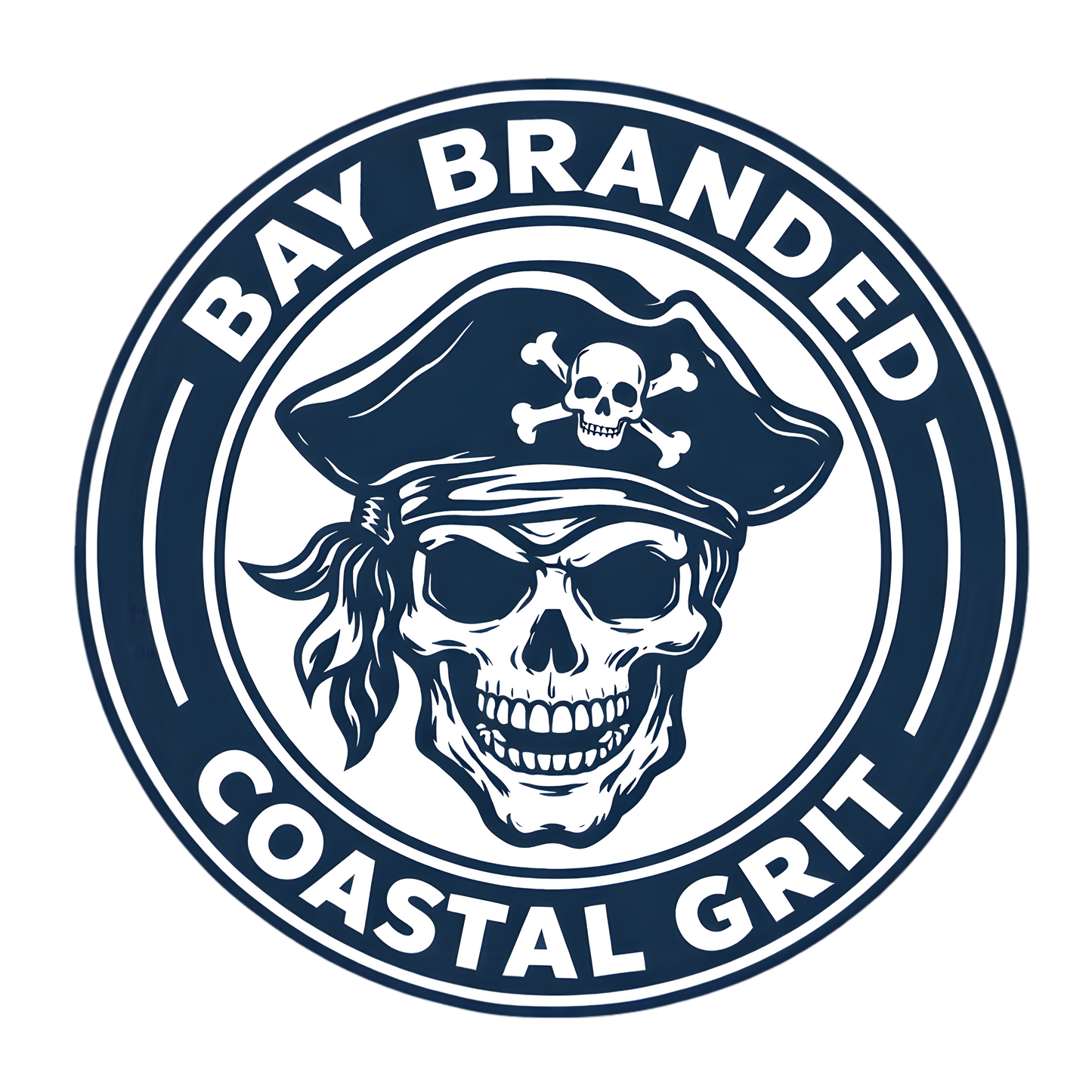 Bay Branded Coastal Grit Pirate Sticker