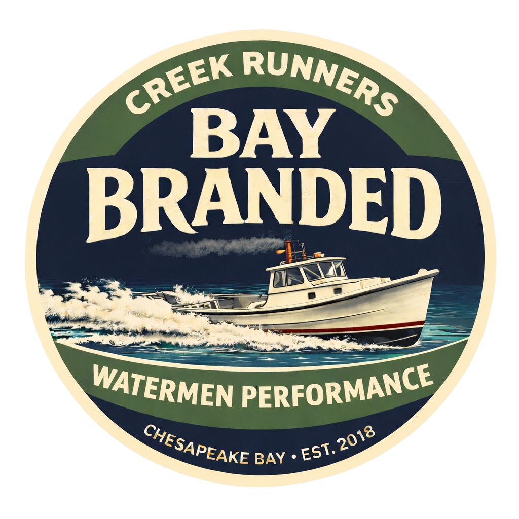 Bay Branded Coastal Creek Runners Sticker