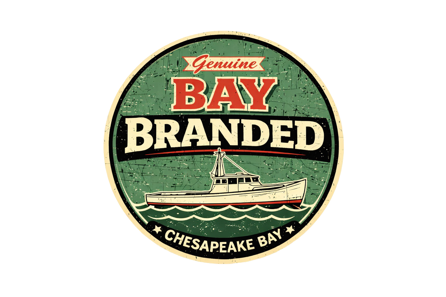 Bay Branded Deadrise Sticker