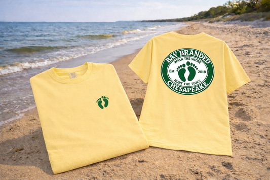 Bay Branded Green Footprints T-Shirt