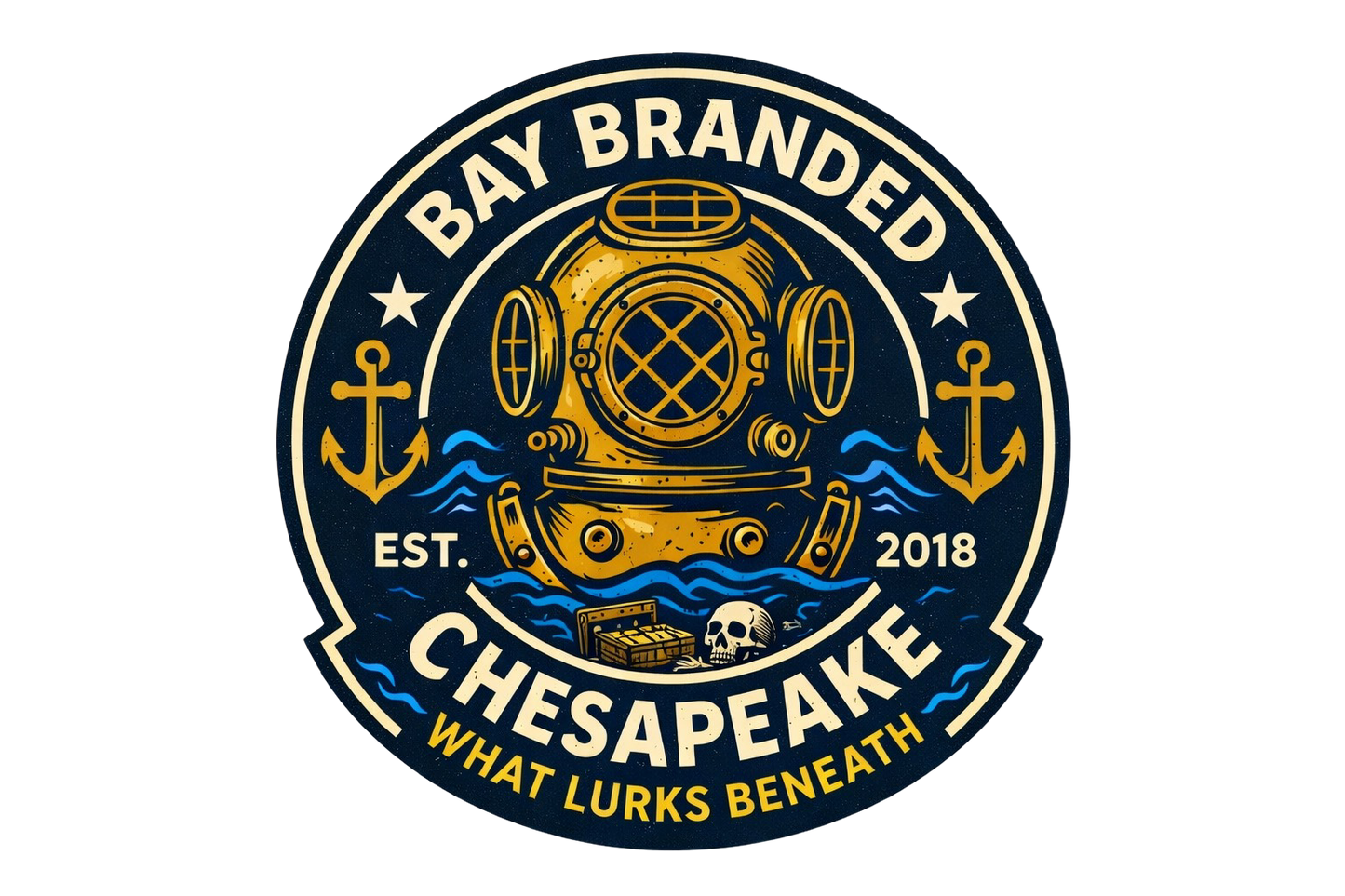 Bay Branded What Lurks Beneath Sticker