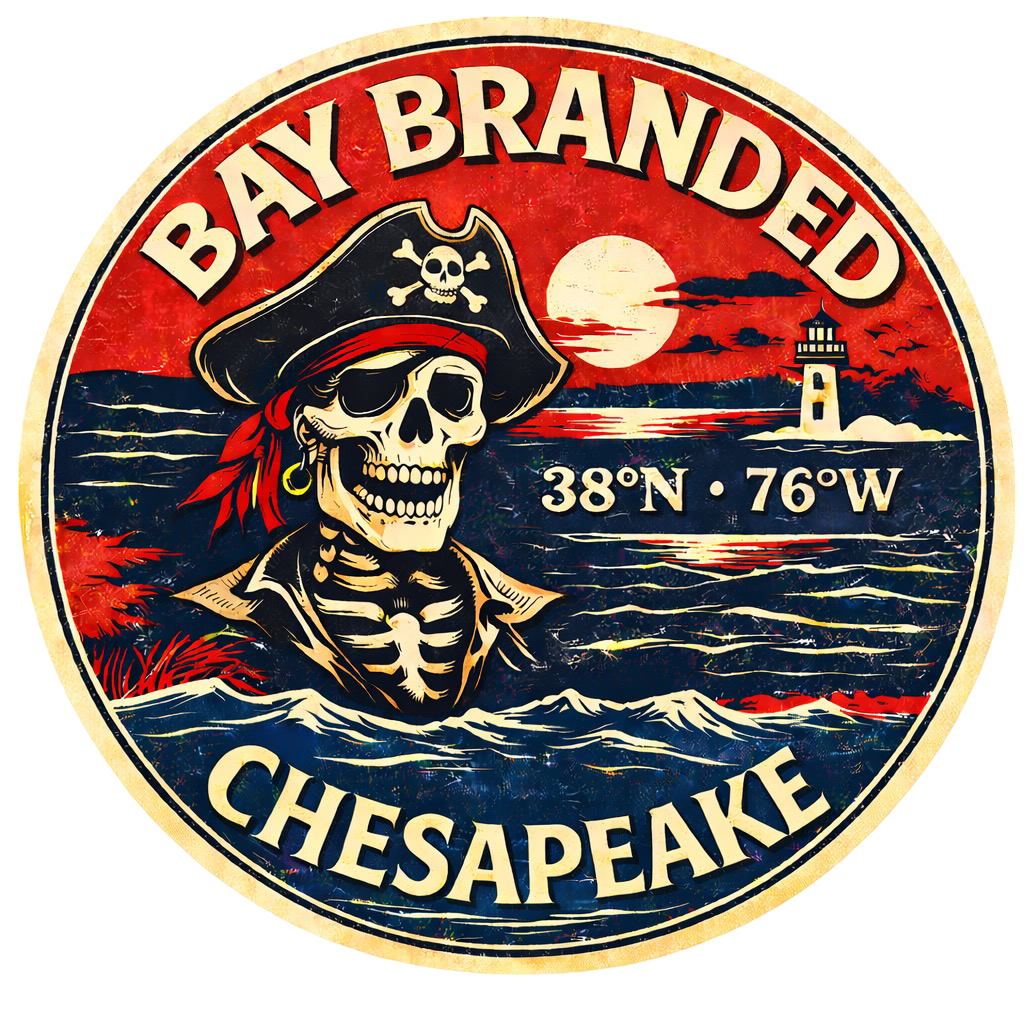 Bay Branded Pirate Sticker