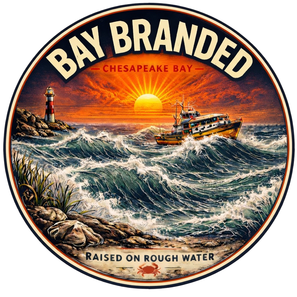 Bay Branded Rough Water Sticker