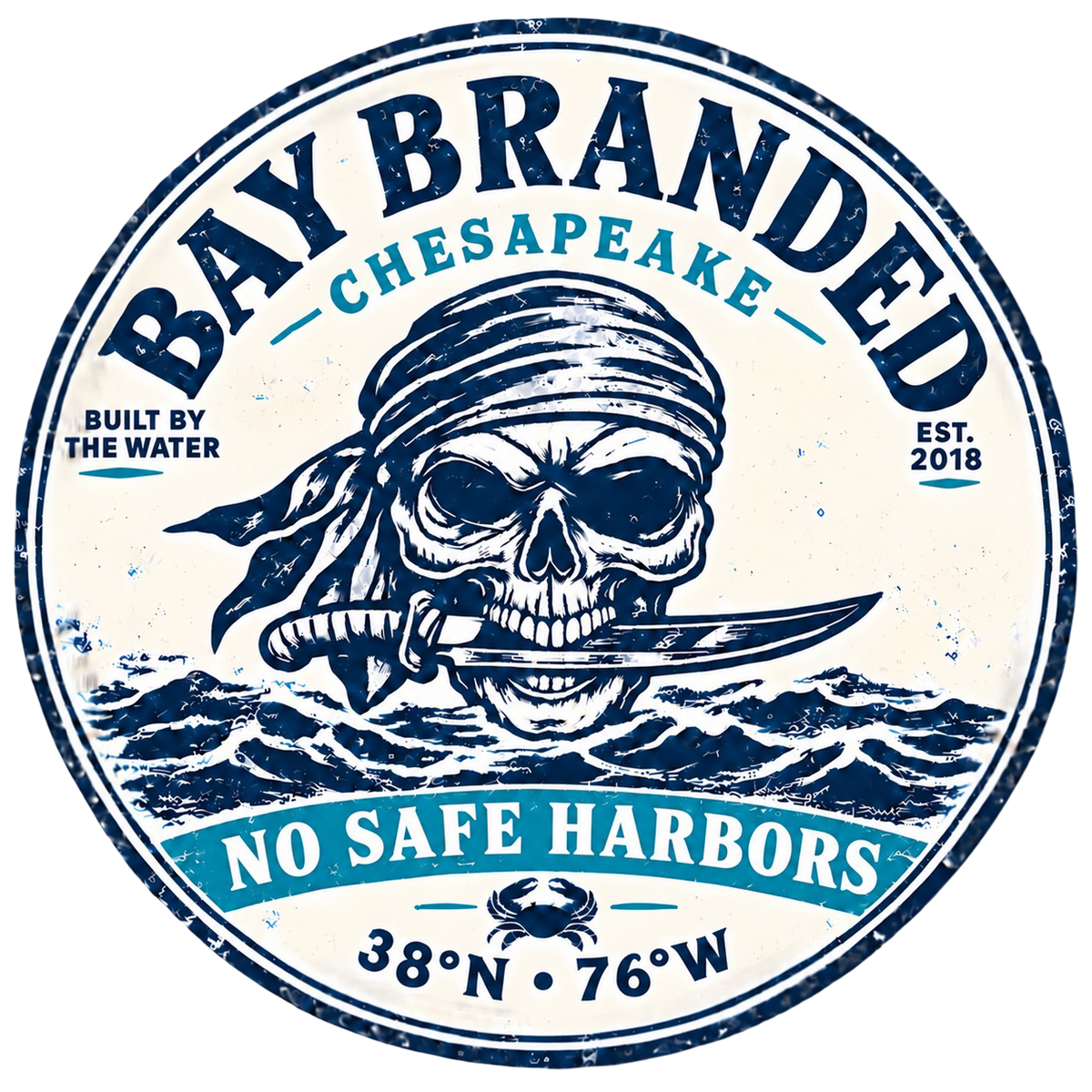 No Safe Harbors Pirate Magnet