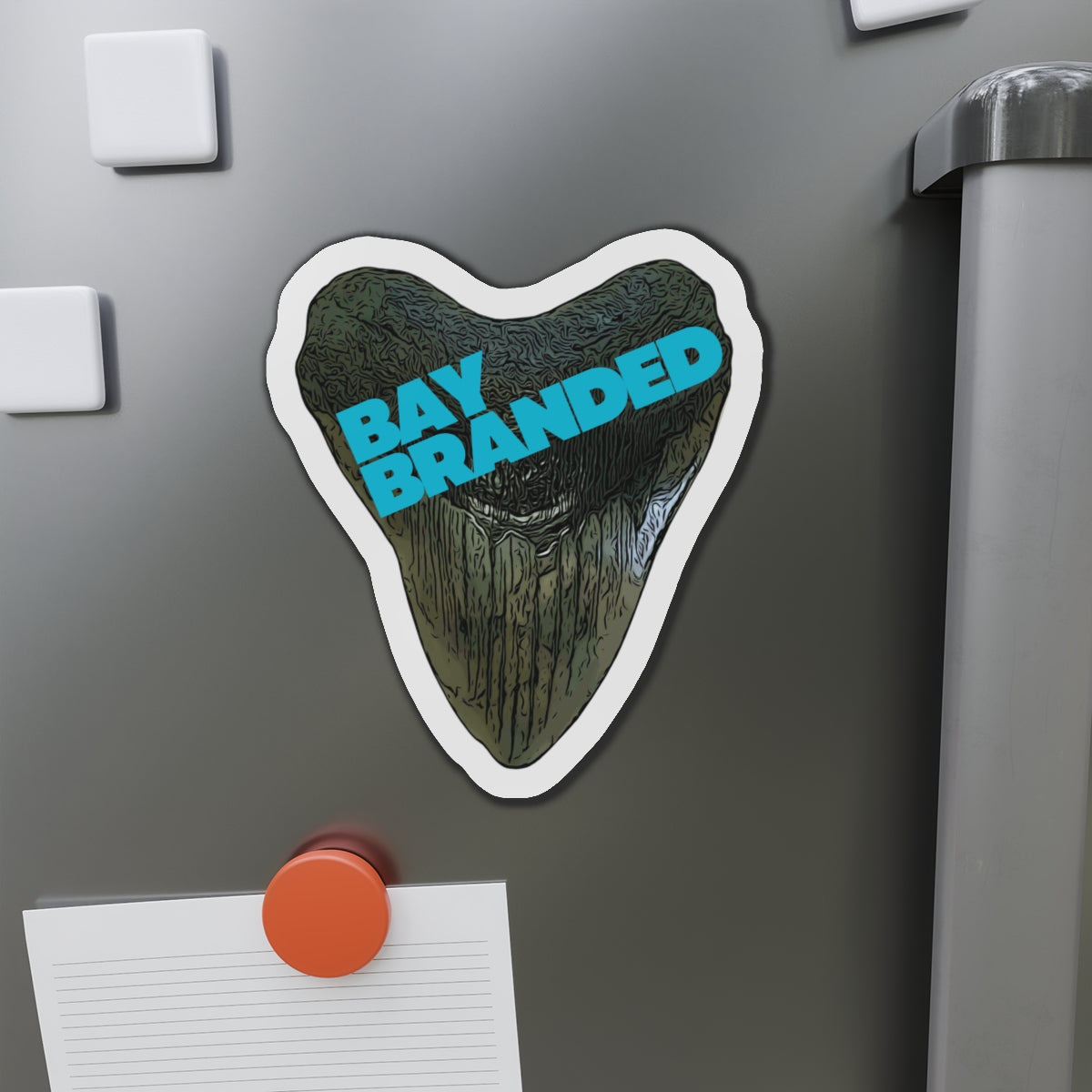 Bay Branded Magnet — Aqua