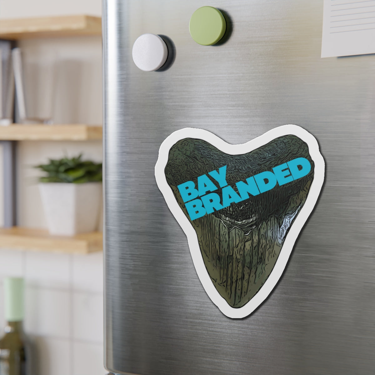 Bay Branded Magnet — Aqua