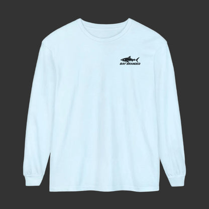 Megalodon Shark Bay Branded Logo Long Shirt