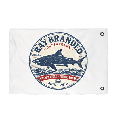 Calm Waters Fierce Roots Flag