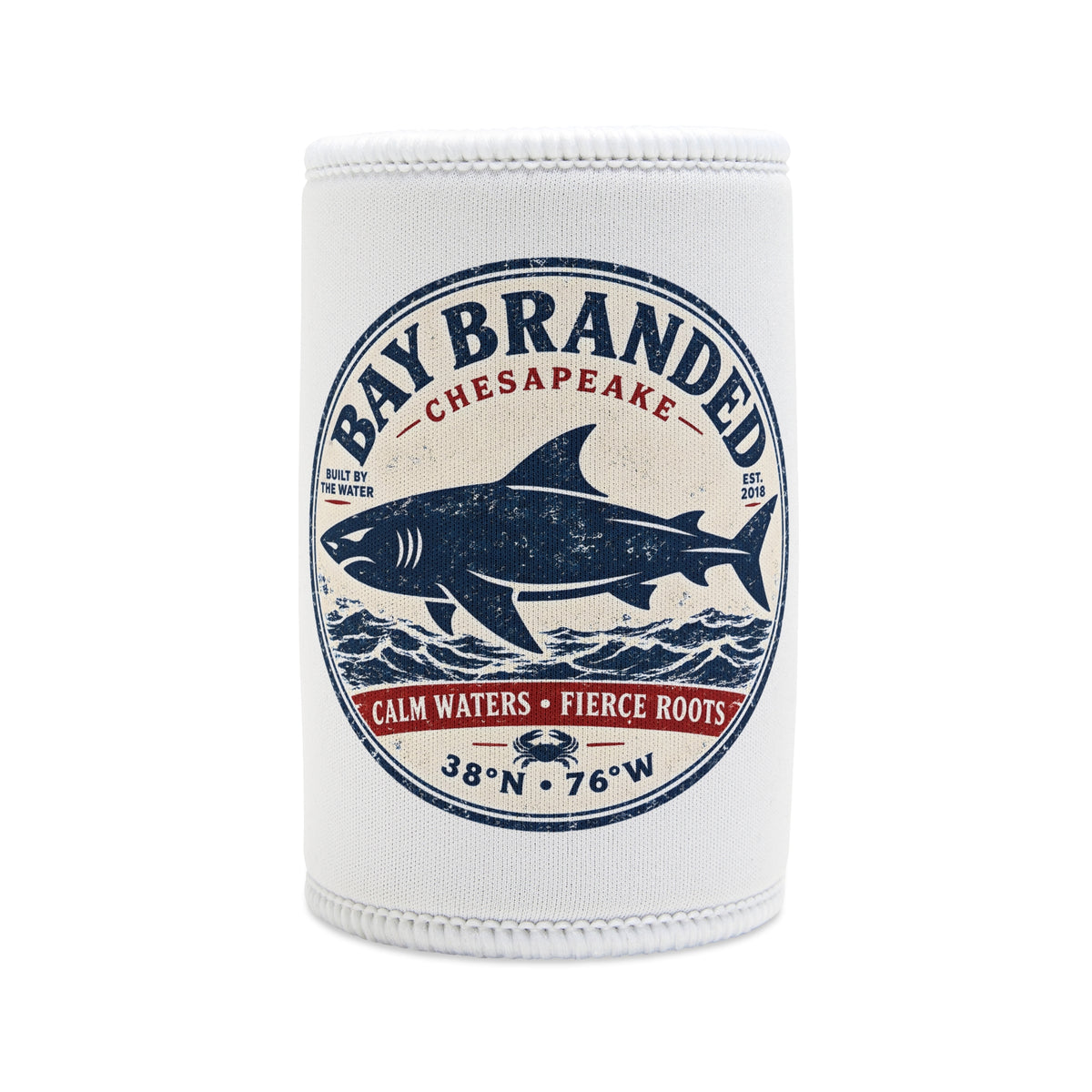 Calm Waters Fierce Roots Can Koozie