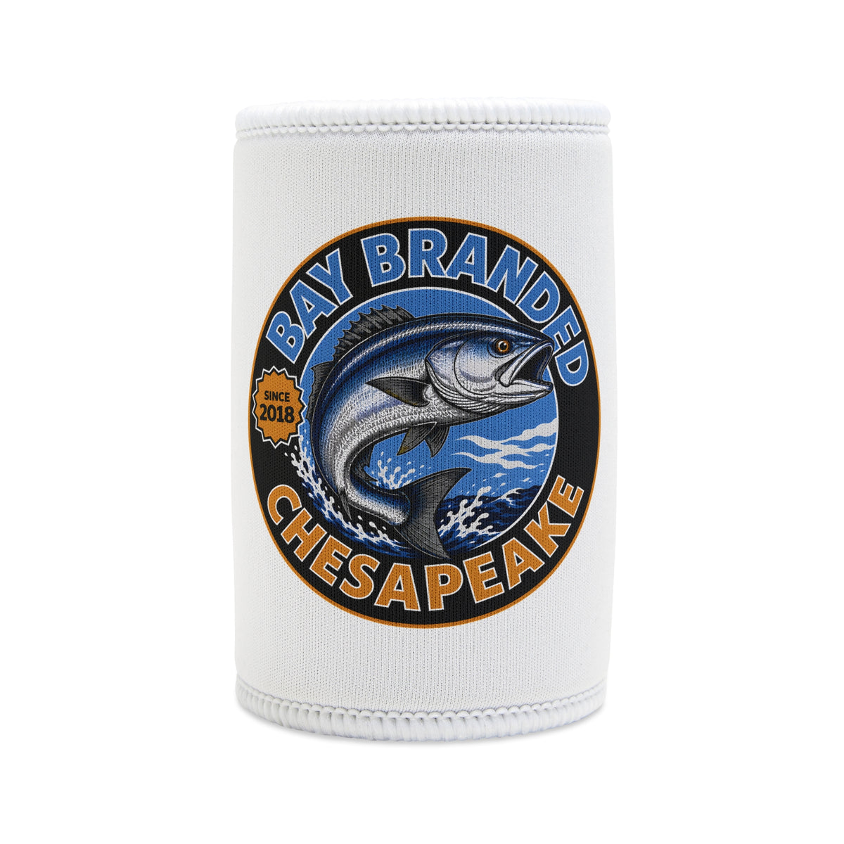 Jumping Bluefish Can Koozie