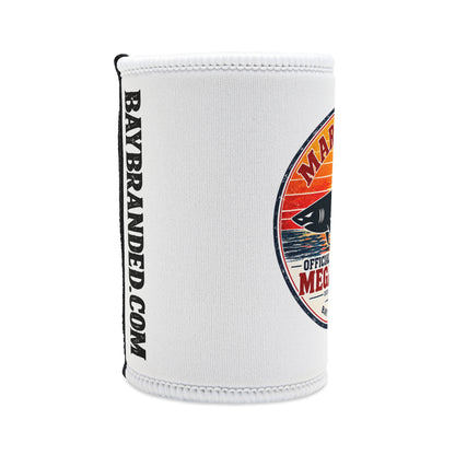 Maryland Megalodon State Shark Can Koozie