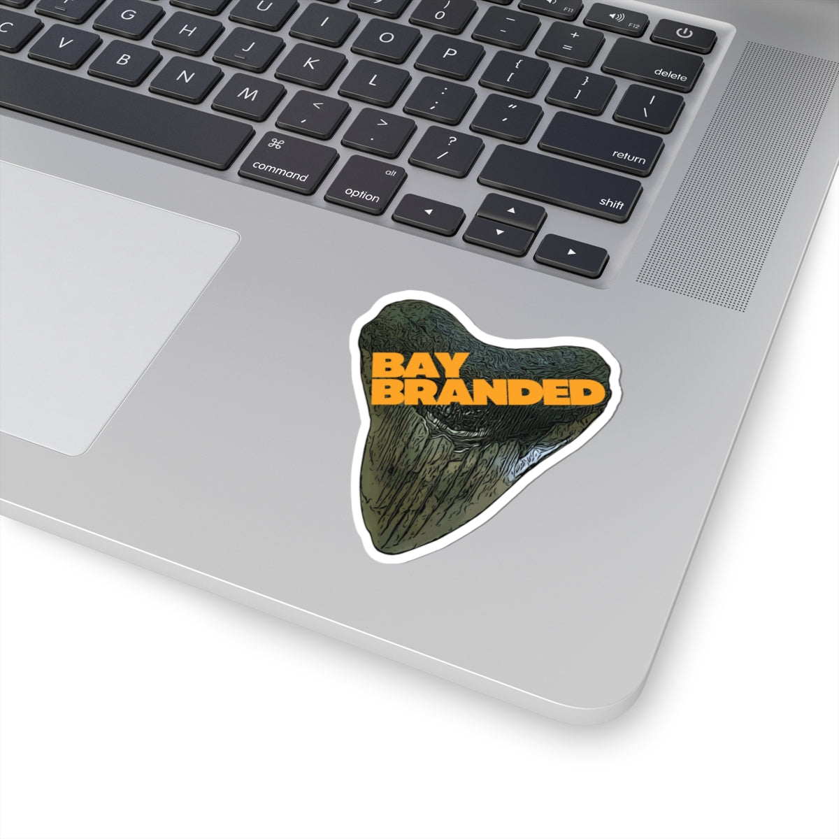 Bay Branded Logo Sticker — Orange