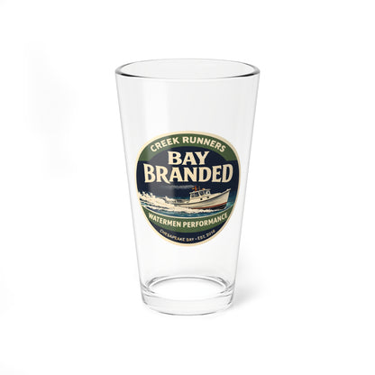 Bay Branded Creek Runners Glass - 16oz