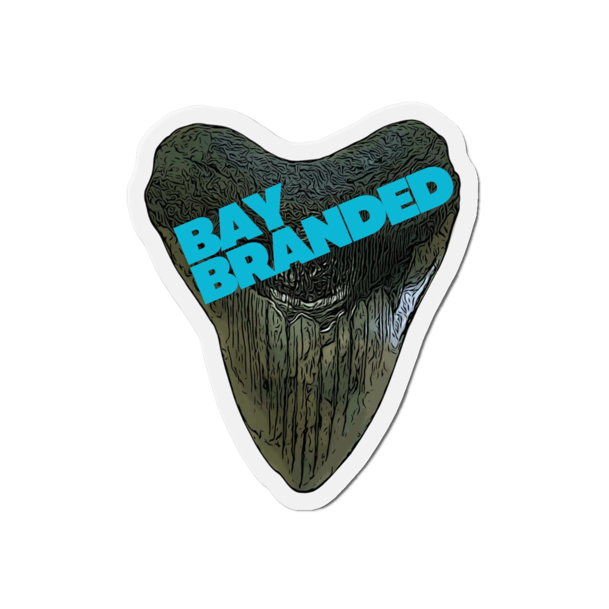Bay Branded Magnet — Aqua