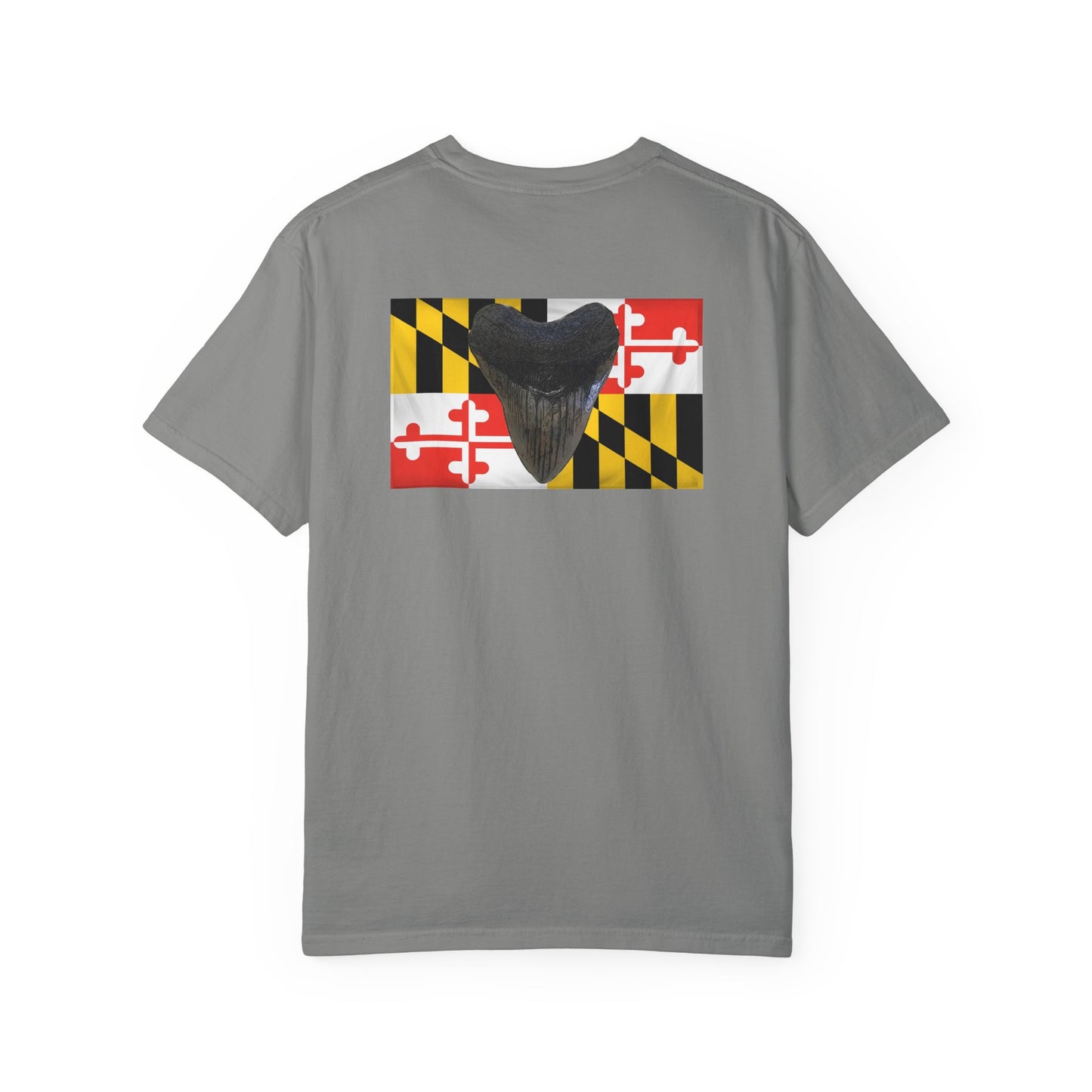 Maryland Flag Meglodon Sharkstooth T-Shirt