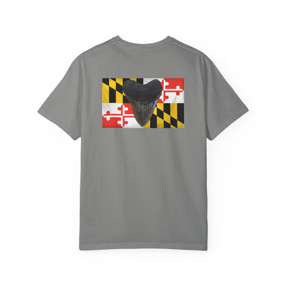Maryland Flag Meglodon Sharkstooth T-Shirt