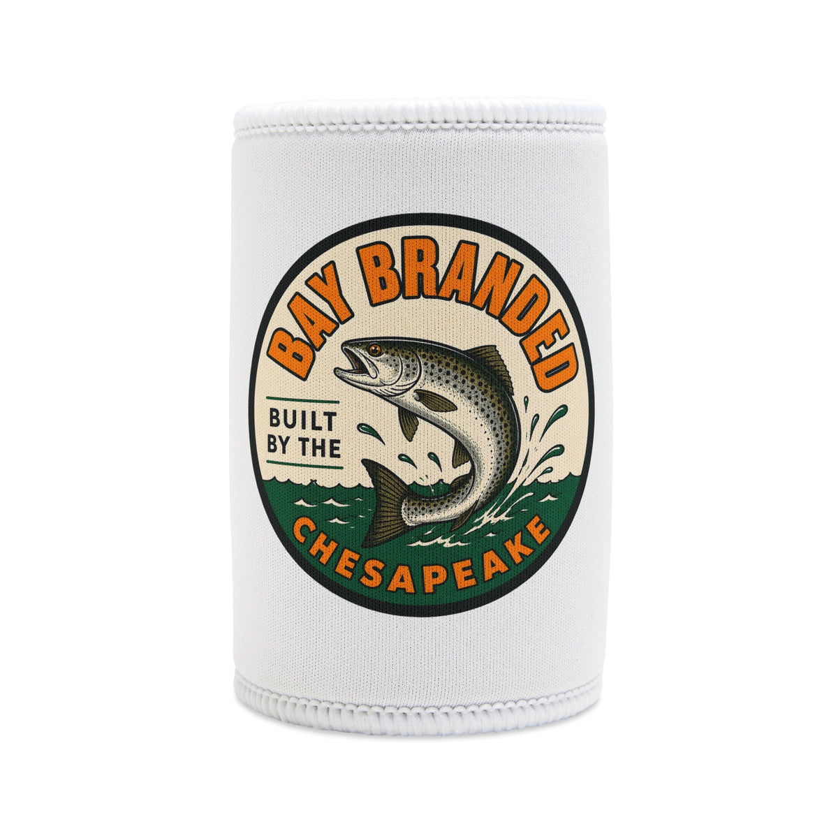 Jumping Trout Can Koozie