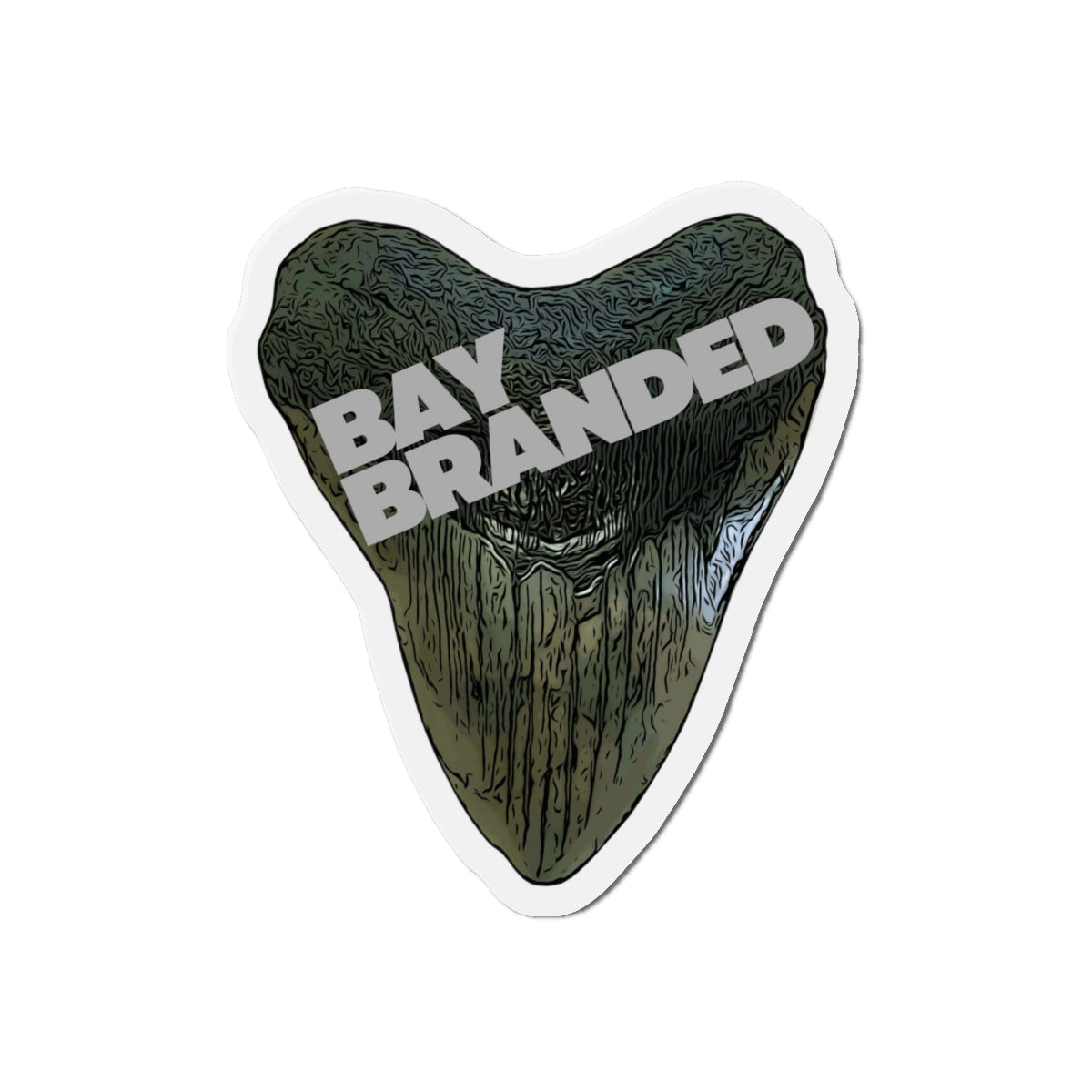 Bay Branded Magnet — Grey