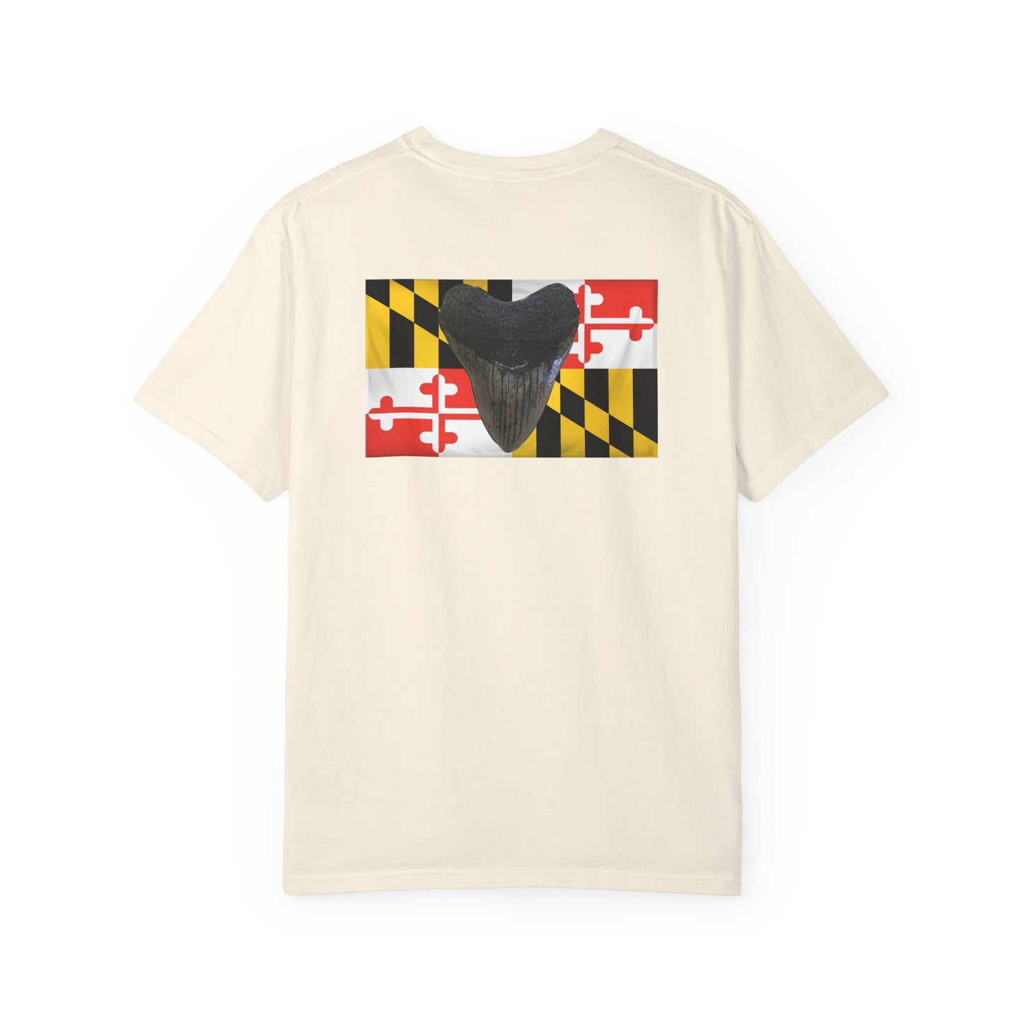 Maryland Flag Meglodon Sharkstooth T-Shirt