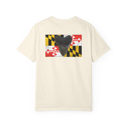 Maryland Flag Meglodon Sharkstooth T-Shirt
