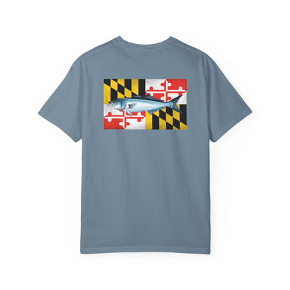 Maryland Flag Bluefish T-Shirt