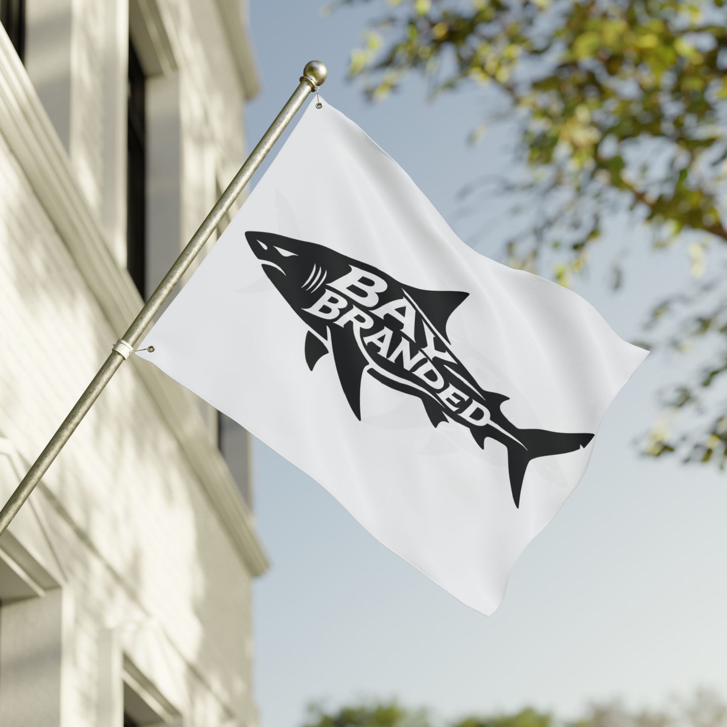 Bay Branded Megalodon Flag