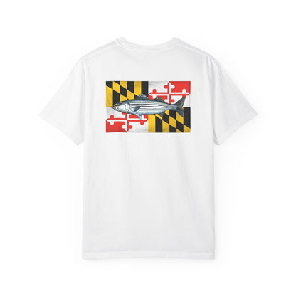 Maryland Flag Striped Bass T-Shirt