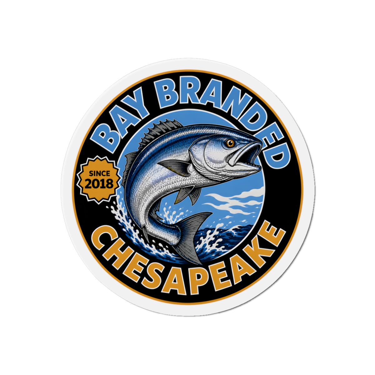 Chesapeake Jumping Bluefish Magnet