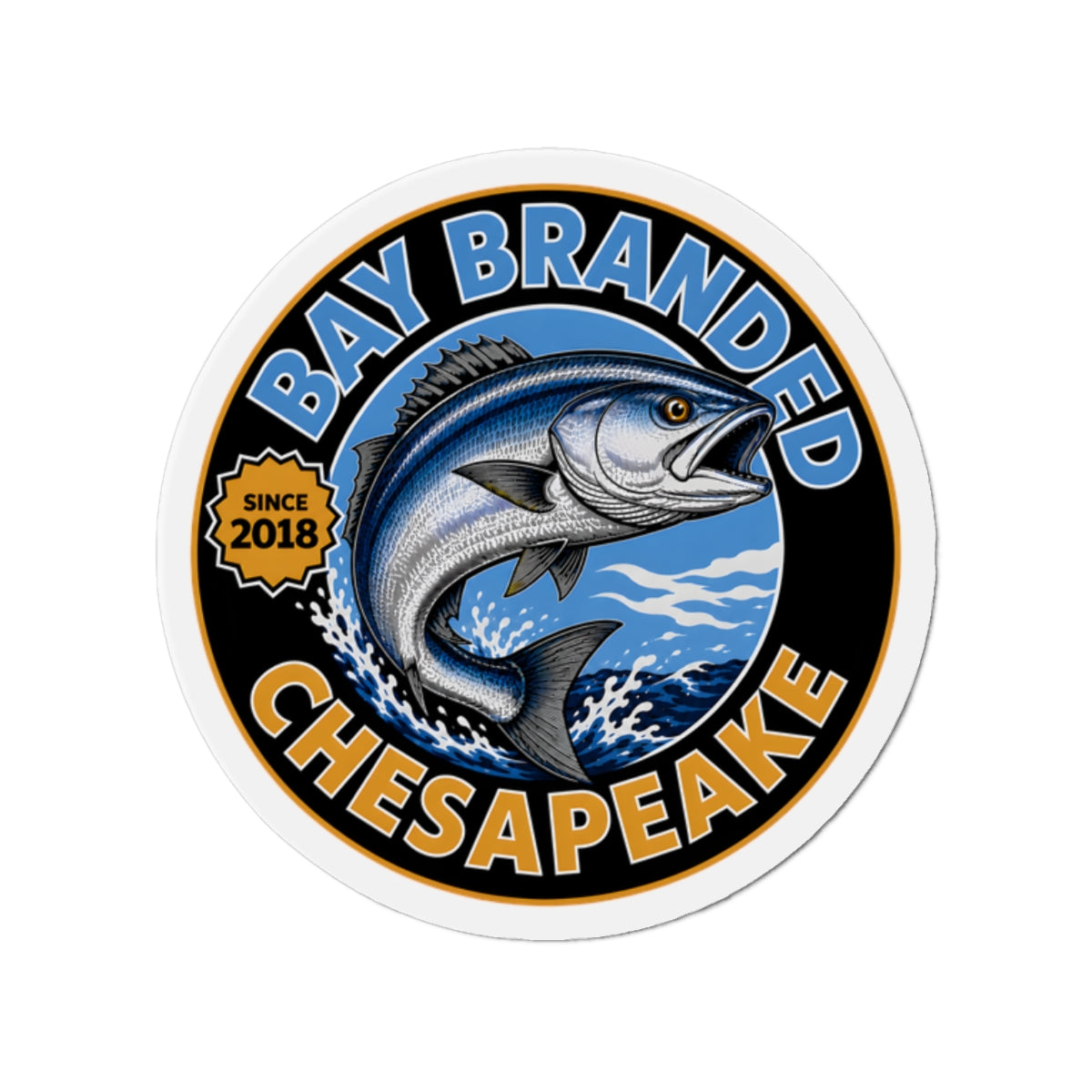 Chesapeake Jumping Bluefish Magnet