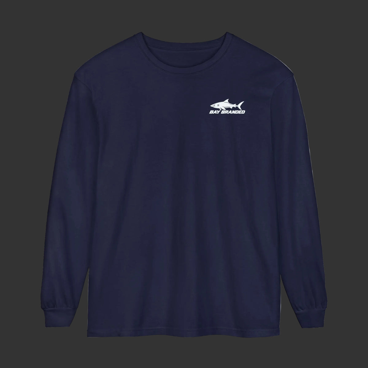 Megalodon Shark Bay Branded Logo Long Shirt