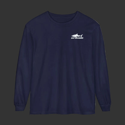 Megalodon Shark Bay Branded Logo Long Shirt