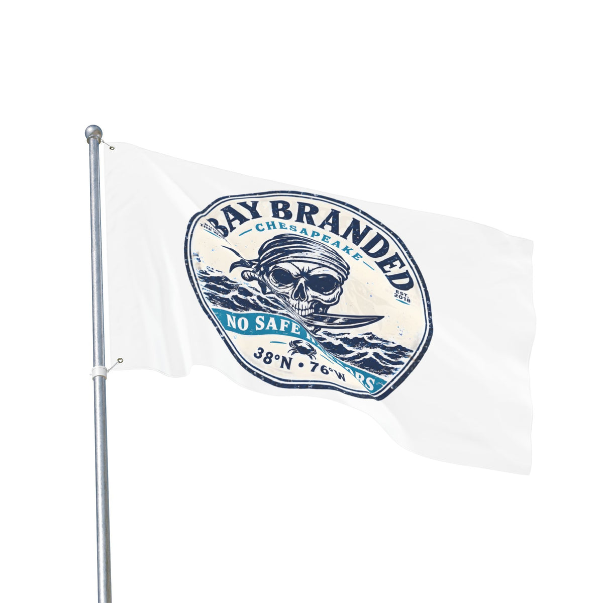 No Safe Harbors Pirate Flag