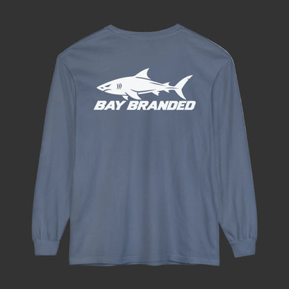 Megalodon Shark Bay Branded Logo Long Shirt
