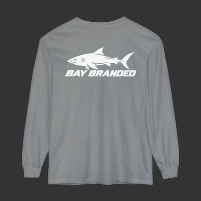 Megalodon Shark Bay Branded Logo Long Shirt