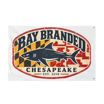 Chesapeake Megalodon Bay Branded Flag