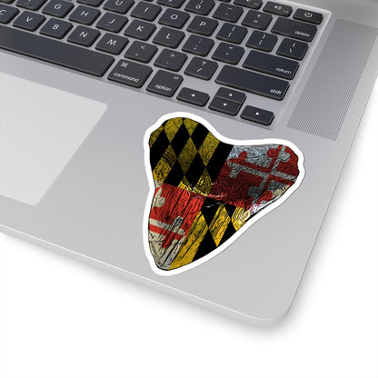 Megalodon Maryland Flag Sticker
