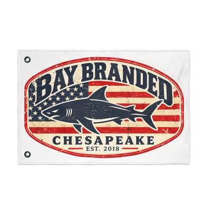 American Megalodon Bay Branded Flag