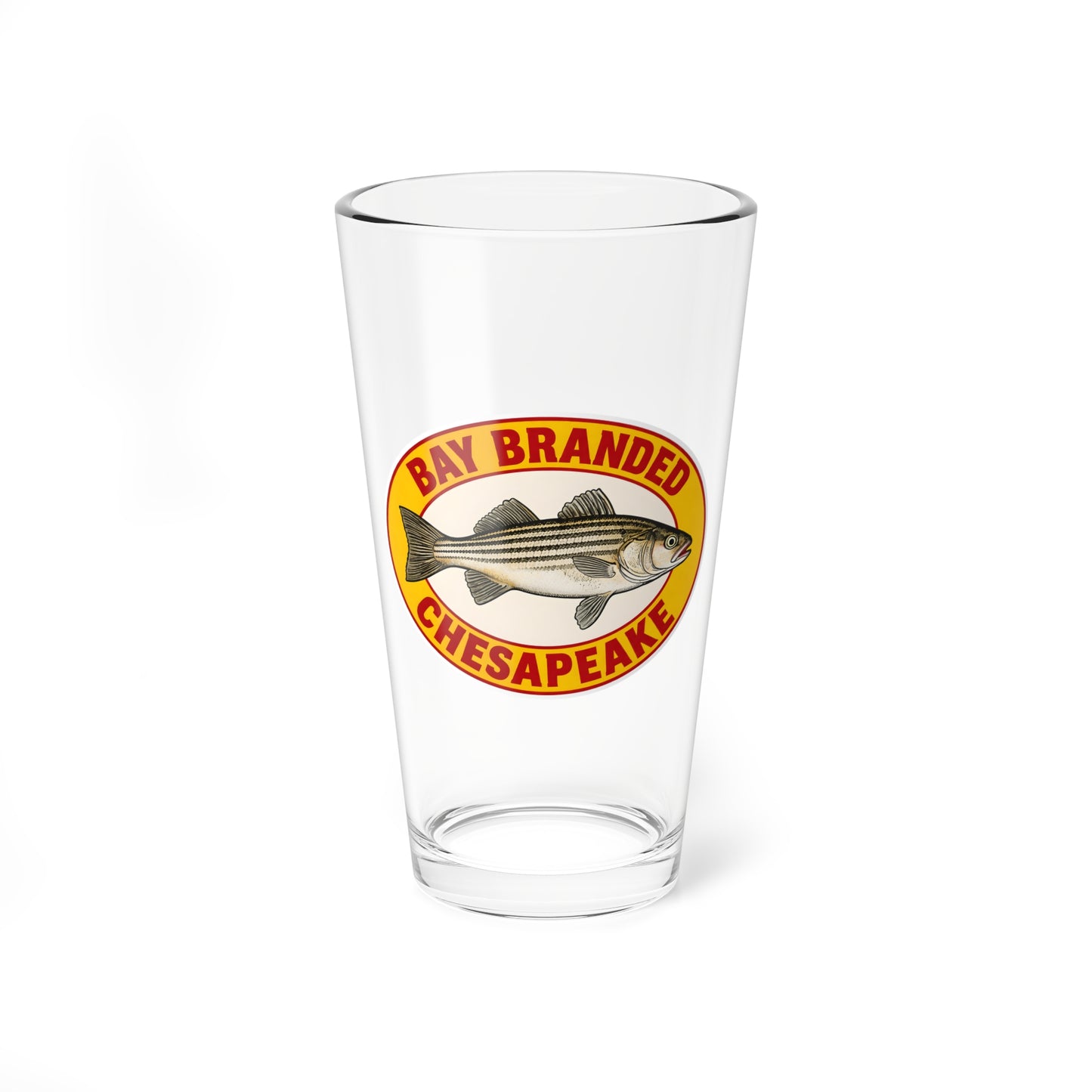 Bay Branded Rockfish Glass - 16oz