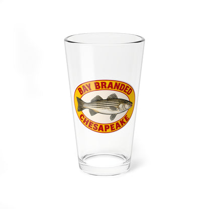 Bay Branded Rockfish Glass - 16oz