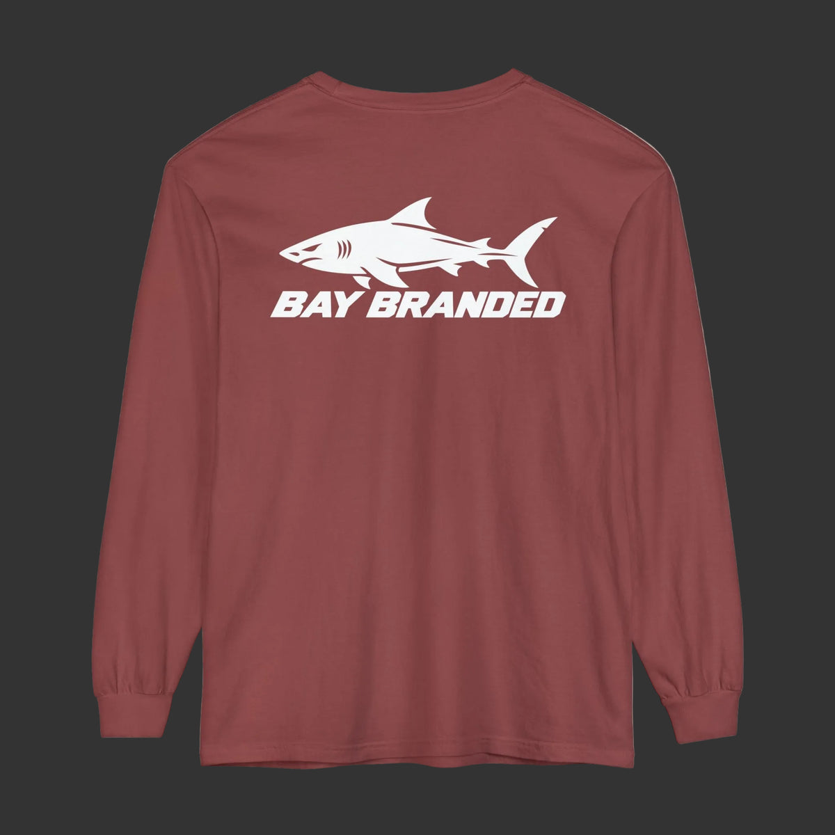 Megalodon Shark Bay Branded Logo Long Shirt